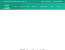 Tablet Screenshot of beatazydek.pl